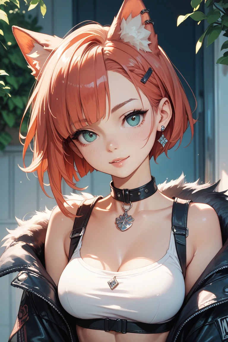 (1girl, solo, masterpiece, 4k, best quality:1.2, (((upper body))), best quality:1.2, NICE HANDS, COLORFUL, (perfect hands, perfect anatomy)), (((very realistic details))),
mela, gloves, black gloves, freckles, bare shoulders, bodysuit, makeup, collar, ahoge, fingerless gloves, belt, black bodysuit, lipstick, thigh boots, collarbone, nail polish, short hair, (((tight clothes))),
((small breasts, big hips, looking at the viewer)), sexy toon,
((simple background, white background)), <lora:GoodHands-vanilla:0.7>,