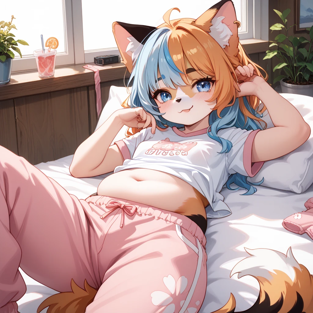 childish girl , playing with stuffed toys , coquettish , Cunning , Fascinating , Seducer , Naughty , innocent , Free-spirited , moist eyes , glossy lips , childish clothes , childish hair tie , Wonderful days , Show secretly , I can't take it anymore