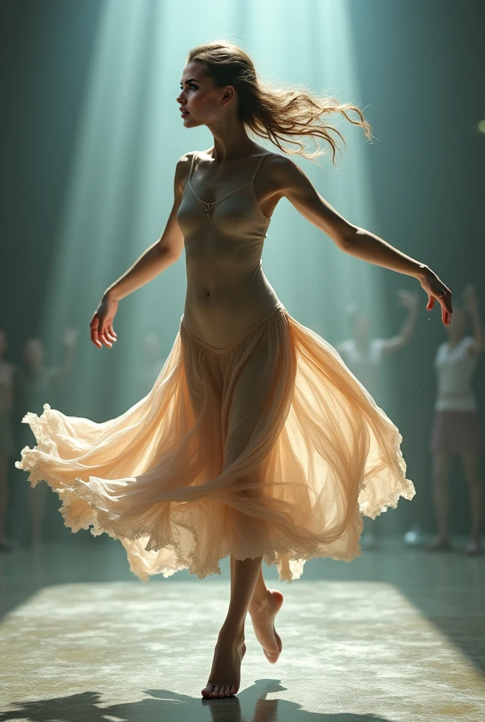 Motion Blur, action-lines, by lois van baarle, best quality, masterpiece, very aesthetic, perfect composition, dance pose, intricate details, ultra-detailed
