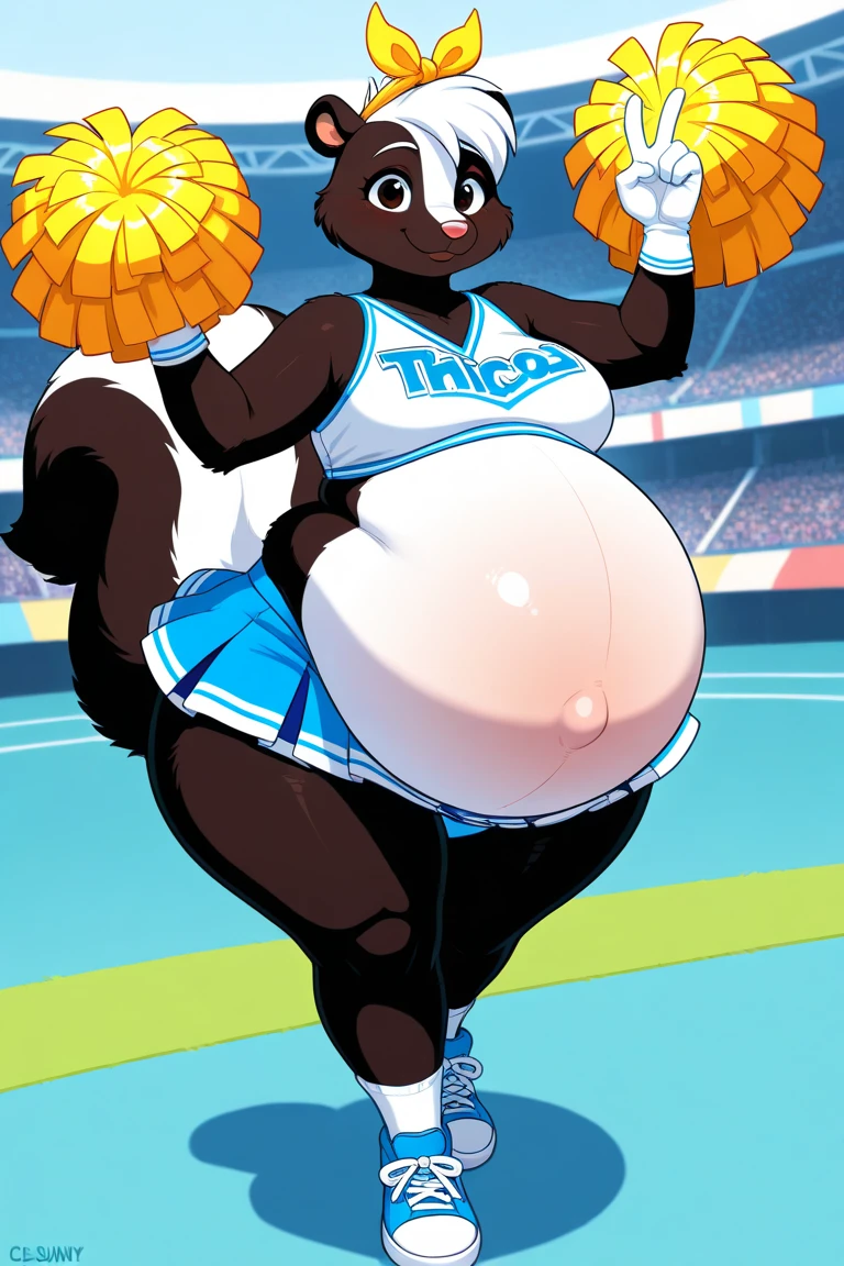 uploaded the e621, beautiful and detailed portrait of a black female (((woman))) anthro panther, kenket, Ross Tran,ruan jia, uploaded to e621, zaush, foxovh, zenematic lighting, seductive, bl, panther, thighighs, big chest, full body, beautiful, messy long hair, black hair, young (18 years old), yellow eyes, Athletic body, kneeling, white Adidas sport wear(see-through by sweating), (spread legs), gym, leaning forward, black fur, (((large moving vore belly, gurgling belly effects, large person inside of the stomach is struggling))), ((vore)), burping loudly, (((another anthro panther but male is grabbing breasts from behind))), visibly absorbing glowing aura from the prey in her stomach