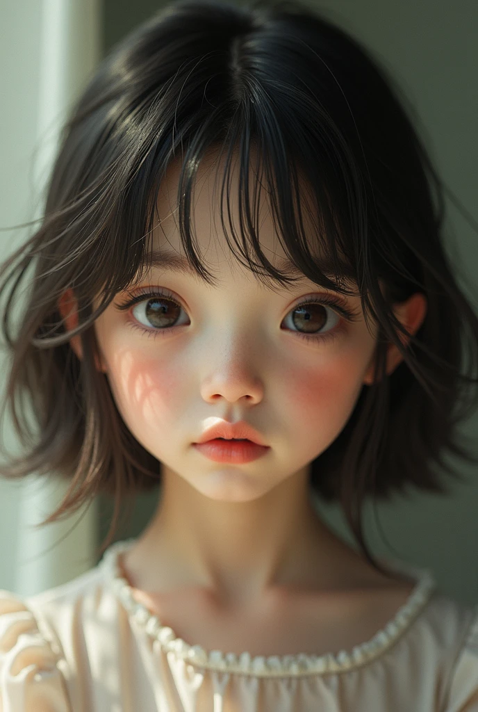 Masterpiece, Top Quality, (light Photo: 0.5), Photorealistic, Yuguo, Hanaran, Hanaran, ((short hair, 1 Girl))