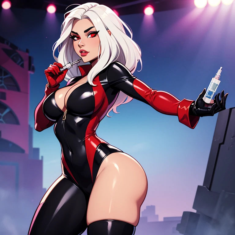 ((full body view)), ((view from above:1.3)), Lady Death, long black gloves, colored skin, (white skin:1.4), white hair, (sexual pose:1.4), white eyes,long thigh boots, (muscular), black boots, (puffy lips:1.4), (gigantic breasts:1.2), masterpiece,((detailed)) , shiny skin, perfect skin, large testicles,
hentai, blowjob-face, perfect composition, masterpiece,beautiful lighting from the side, perfect ass, round ass, harsh light, black legs, intricate couch,