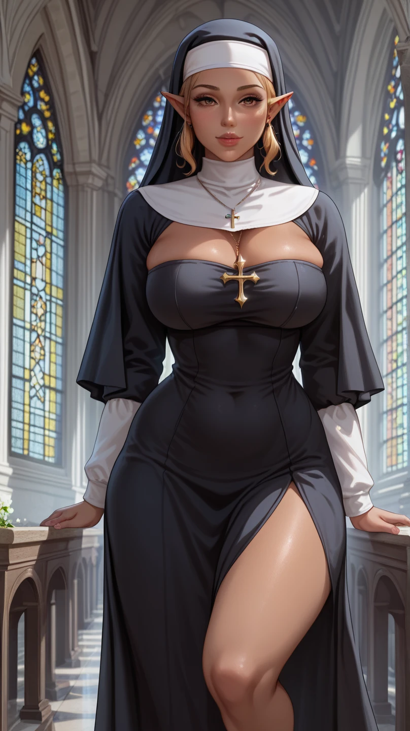 score_9, score_8, score_7_up, 1girl, magnificent body, pubic hair, beautiful sexy nun, she is beautiful and very hot, grand setting, solo, spred legs, masturbation with squirting, sex for salvation, orgasmed