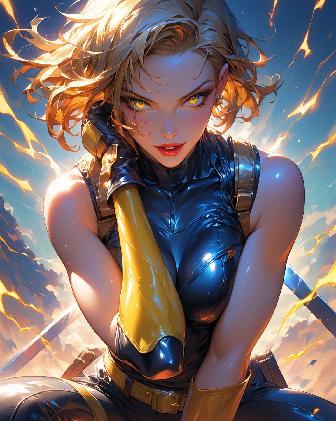 Concert Hall,(((Kagamine Len))),short hair,Short Ponytail,Spiked Hair,Aqua Eye,Huge muscles,Huge penis,Harness,Magic Circle Pattern Tattoo,Imminent sexual activity,Highest quality,Fantastic lighting,ローteenager face,Vulgar face,((knock down,Fall to the ground,Eyes wide open and tongue out,Shaking violently,Violently convulse,Stick your chin out)),Overhead view,teenager face,Little