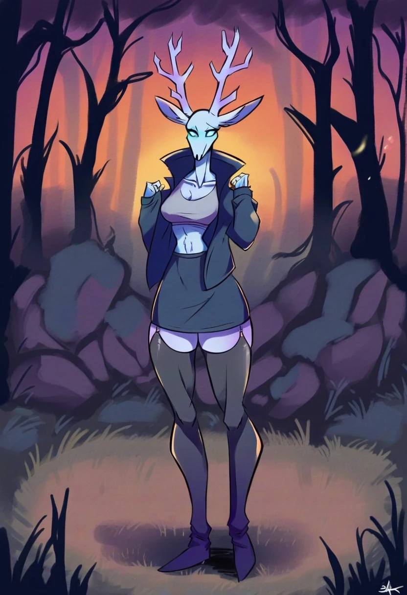 Masterpiece, best quality, Masterpiece, best quality, 1 woman , Black rabbit , furry , conjunctivitis , sly face , indifferent face , naked , thin , abdomen , big breasts , Long legs , hands on hips , abandoned factory , at night