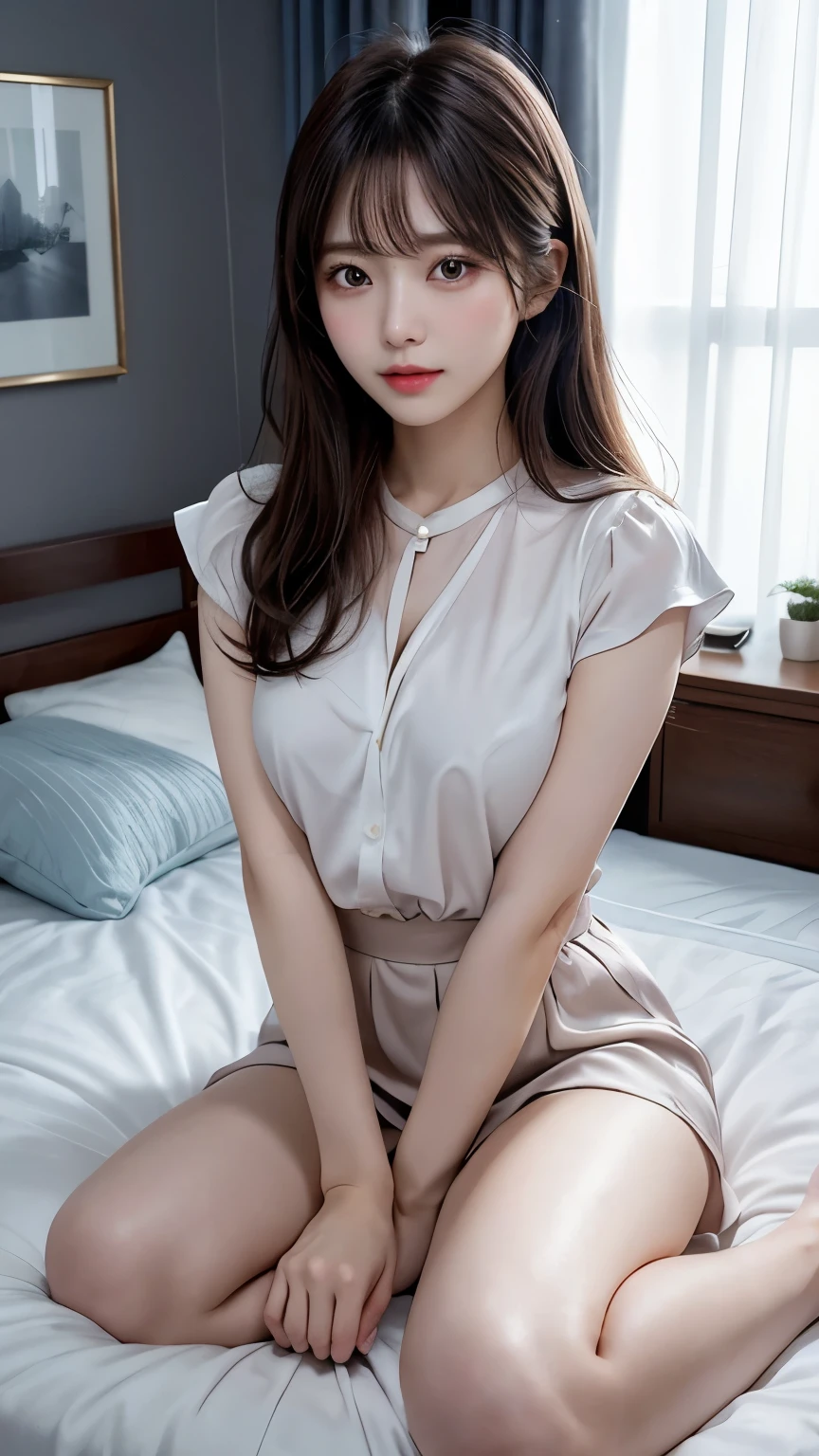 ((female nurse、Wearing a nurse's uniform:1.4、nursing clothes、big breasts、emphasize the chest、lift up the skirt:1.37、skirtlift:1.4)、detailed lace panties:1.37、panty shot)(realistic、Like a photograph、live action、8k, Photoreal, RAW photo, best image quality: 1.4), Single-lens reflex camera、RAW photo, highest quality, realistic, Highly detailed CG Unity 8k wallpaper, Depth of written boundary, cinematic light, Lens flare, ray tracing, realistic background、Random hairstyle with pink inner color:1.2、long hair、hair is up、standing in the hospital、((super dense skin))、 1 female,Cute Japan nurse、((whole body:1.5),look away:1.1、embarrassed look、i like the style、pay attention to details、perfect costume、earrings、(white skin)、accurate portrait、accurate arm、accurate foot、beautiful feet、Precise thighs