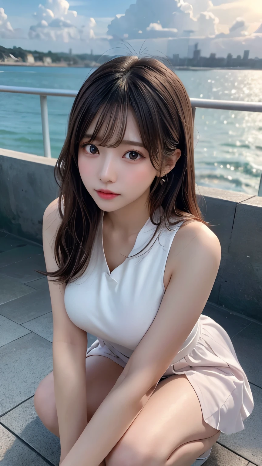 Tabletop、masterpiece、One Girl、(Face close-up、Cowboy Shot)、Front view from the front、Japanese、Very young and pretty woman、(The cutest girl in the world)、15-year-old student、Makes your face smaller、Big ample breasts、Attractive person、Super cute face、Glossy Lips、Double eyelids on both eyes、 Natural Makeup、Long eyelashes、Black Hair、Asymmetrical Bangs、Center image、8k resolution、Advanced Details、Detailed hairstyle、Detailed face、Great cinema lighting、Vibrant、Ultra-realistic、Perfect limbs、Perfect Anatomy、Against the background of fireworks、Wearing a yukata、View from the waist up、