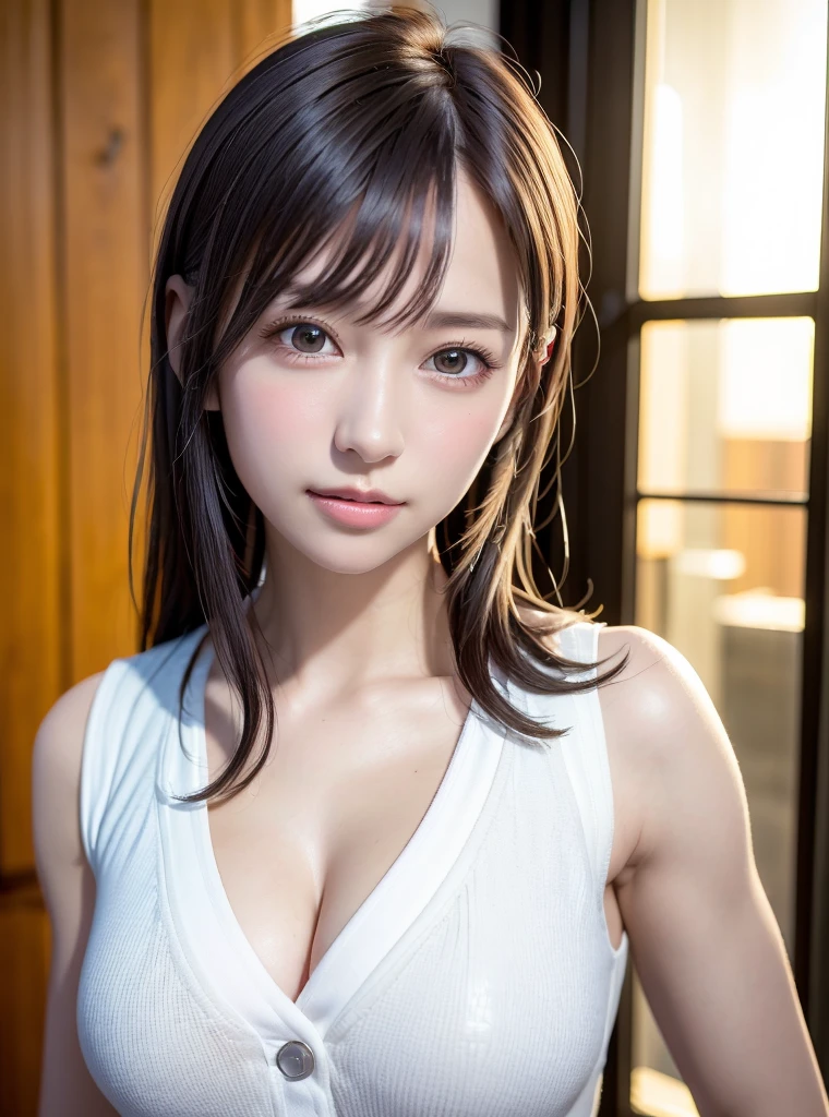 top-quality、8K Masterpiece、超A high resolution、(Photorealsitic:1.3)、Raw photo、1人、silver white hair、glowy skin、1 Cyberpunk Super Beautiful Soldier、((super realistic details))、portlate、globalillumination、Shadow、octan render、8K、ultrasharp、beauty breast、Raw skin is exposed in cleavage、metals、cold color、、highly intricate detail、Realistic light、CGSoation Trends、Beautiful eyes、radiant eyes、Facing the camera、neon details、
