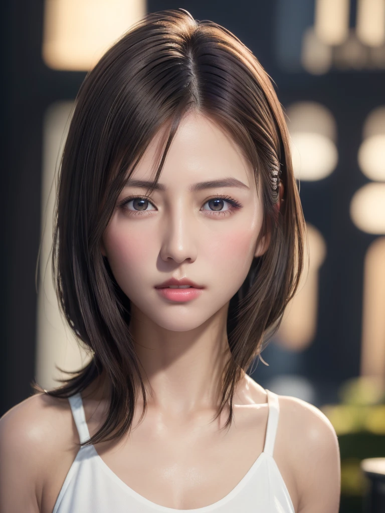 （（Best Quality））， （（T Masterpiece））， （Details：1.4）， Beautiful Cyberpunk Female Images，Ticker（High Dynamic Range），Ray Tracing，nvidia RTX，Super-resolution，Fantasy 5，Subsurface Scattering，PBR Textures，Post-processing，Anisotropic Filtering，Maximum depth of field resolution and crisp layer textures，Albedo and Specular Maps，Accurate simulation of surface color density-material interactions，Perfectly proportioned and balanced，Oクタンによるレンダリング，Two-color light，Large aperture，Low ISO，White balance，Rule 3 points、8K raw data、Beautiful vibrant blue pupils，O