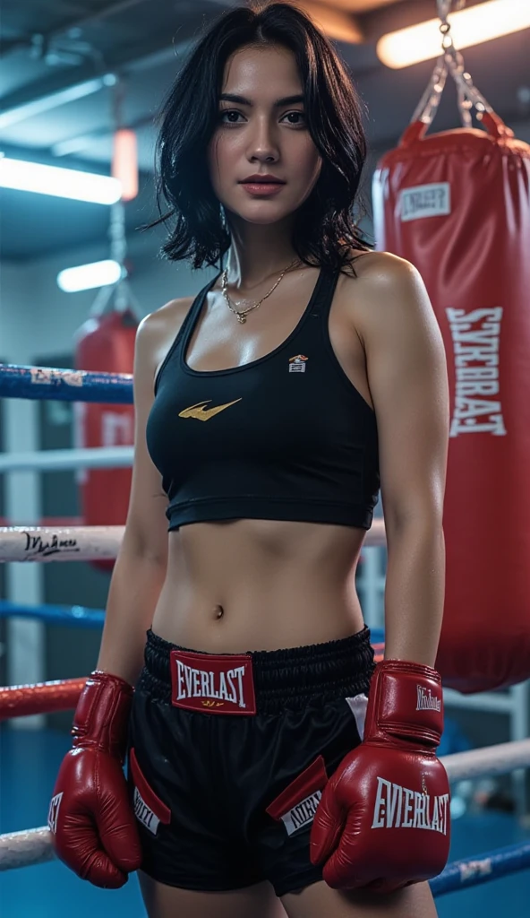 Beautiful mature Indian college girl、Track attire、Outside Track Field、((Slimed、小柄))、Photorealsitic、a picture、masterpiece、reallistic、真实感、photorealisim、High Contrast、Photorealistic Art Station Trending Digital Art 8k HD High Definition and Detailed Realistic, detaileds, Skin texture, ultra-detailliert, realistic skin textures, armature, top-quality, 超A high resolution, (Photorealsitic:1.4),, hight resolution, detaileds, Raw foto, Sharp Re, Nikon D850 film stock photo by Lee Jefferies 4 Kodak Portra 400 camera f1.6 lenses rich colors hyper realistic lifelike textures dramatic lighting unreal engine artstation trends synestil 800,Smile and wave、maikurobikini