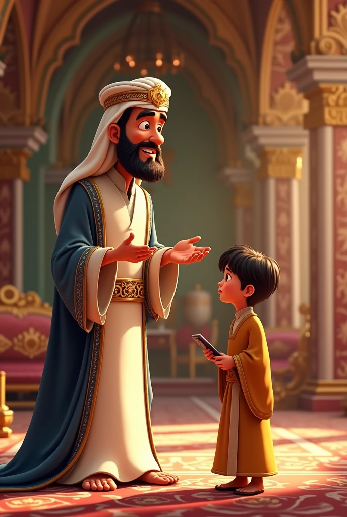 animation video a boy came to Prophet Muhammad (PBUH) and asked, 