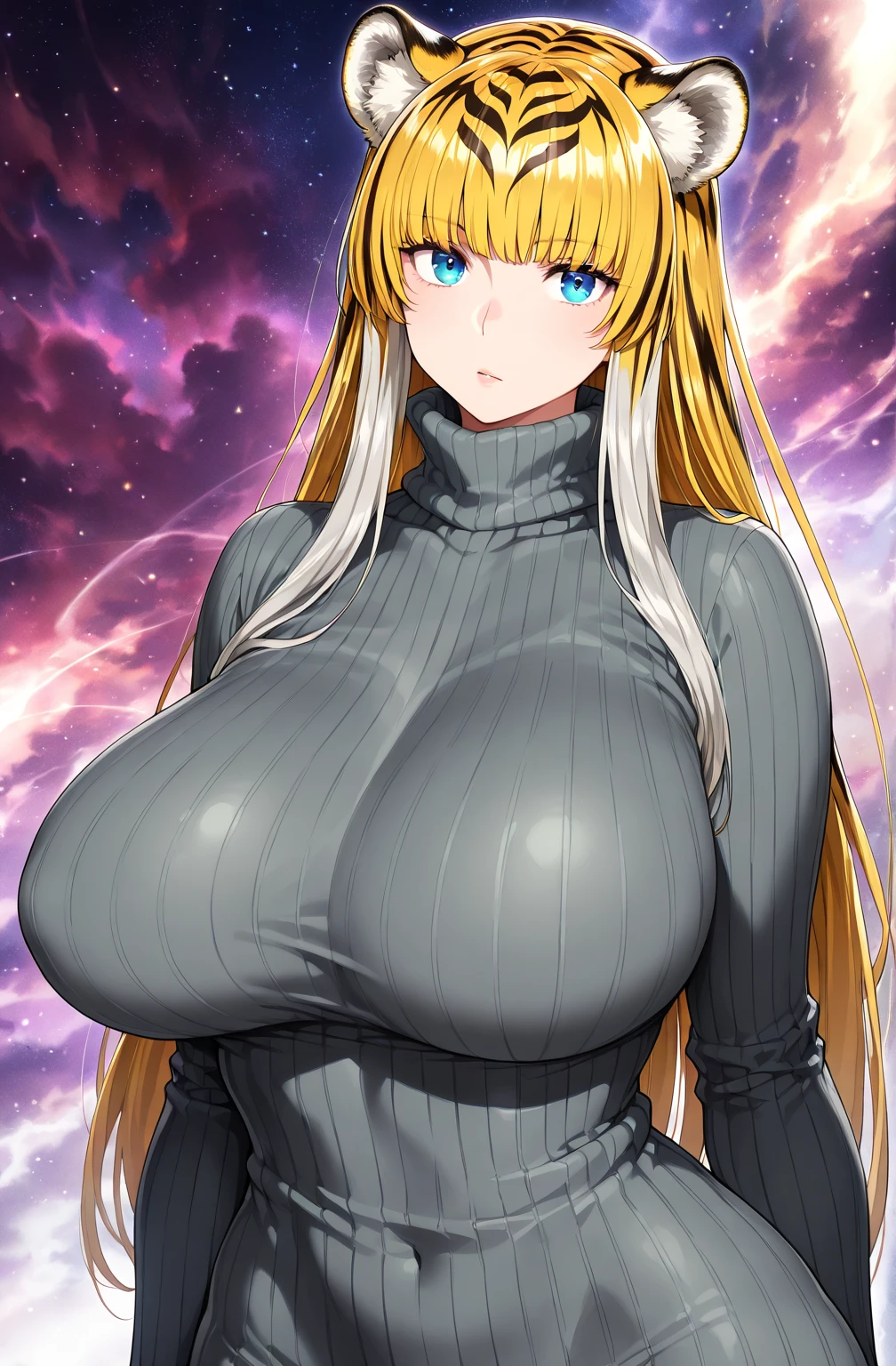 (masutepiece, Best Quality, High resolution:1.5, anime colours, megami magazine:1.2, anime poster style, anime keyvisual, sharp, 8k, photorealistic), (nsfw, looking away), (beautiful eyes:1.5, beautiful face), Alice Zuberg, 1girl, blush, (white headband), (blond Long Hair, hair braid), (sagging breasts:1.5, huge breasts), (nude, nipples), upper body, (Perfect detailed Anatomy, beautiful detailed hair, perfect detailed body:1.2, shiny skin), (thick outline, Beautiful outlines, black outlines), simple background