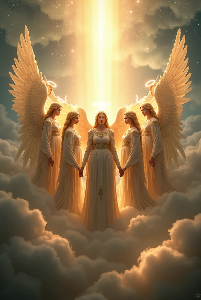 7 archangels for a painting