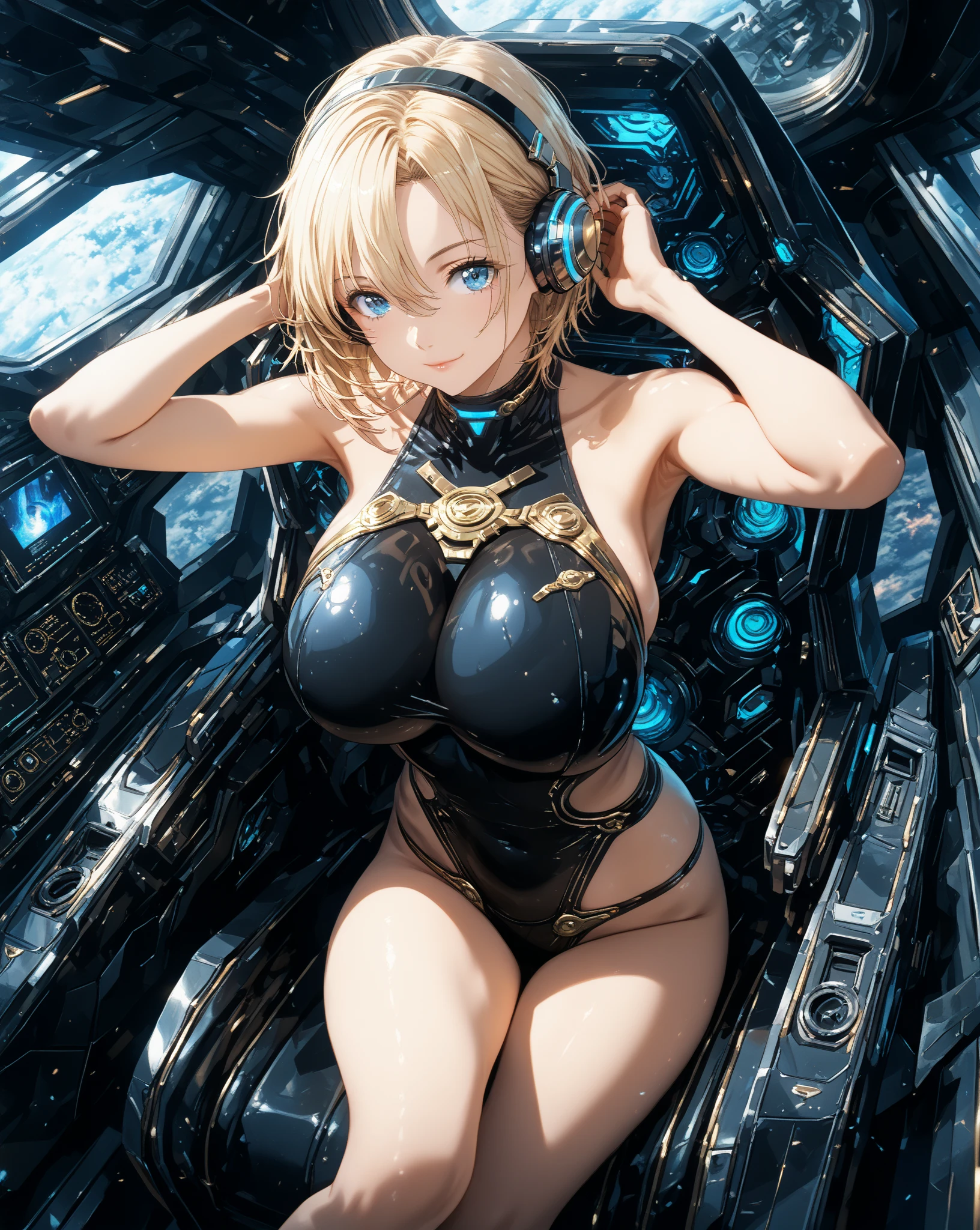 (nsfw:-2), (realistic, photo-realistic:1.4), (masterpiece, best quality:1.2), intricate details, extremely detailed, cinematic lighting, (full body, view from above, frontal photography:1.5), solo, 1girl, a young adult Japanese female, (lying on a floor, transformation:1.5), (one-piece swimsuit, high-leg, bare shoulders, thighs:1.4), extremely detailed face, beautiful detailed eyes, sophisticated nose, pale skin, photo background, indoors,