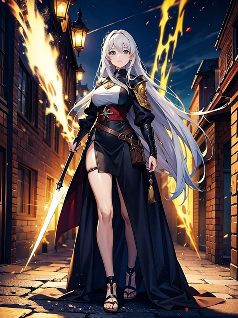 (masterpiece:1.2), (best quality:1.2), perfect lighting, beautiful, <lora:add_detail:0.5>, RAW, analog, Canon 85 mm, award winning glamour photograph, ((hyperrealistic)), fine details, 8k, uhd, extremely detailed body, (extremely detailed skin:1.2), clear, (professional lighting), highres, high detail, sharp focus, aesthetic, extremely detailed, max detail, natural skin texture, elegant, sharp focus, natural lights, HDR, high quality, (front view, standing, model posing:1.4), Breathtaking Fantasycore Artwork, Intricate Photography,(Masterpiece, best quality, 8K, high res, ultra-detailed,no humans, ultra-detailed, fine detailed, highly detailed, intricate, highly detailed, ultra-detailed, scenery,((((masterpiece)))), high quality, very_high_resolution, large_filesize, full color, high detailed, high detailed, masterpiece, sharp focus, best quality, place, scenery, nice scenery, detailed background, nice background, 8k), best quality, ultra detailed, 1girl, looking at viewer, cat girl, neko girl, (yellow eyes:1.5) , (silver hair:1.6), cat ears, cat tail, depth of field, petite, little, pointed fangs, playful grin showing fangs, high urban fantasy, depth of field, action shot, Samurai armor, riding skateboard, katana, check the prompts for ideas, fcNeg, NinjaT, ninja girl, fishnets, collar, leash, pet play, paw pose,