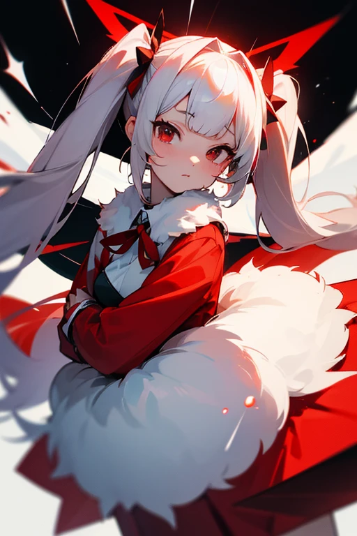 White-haired loli fox girl