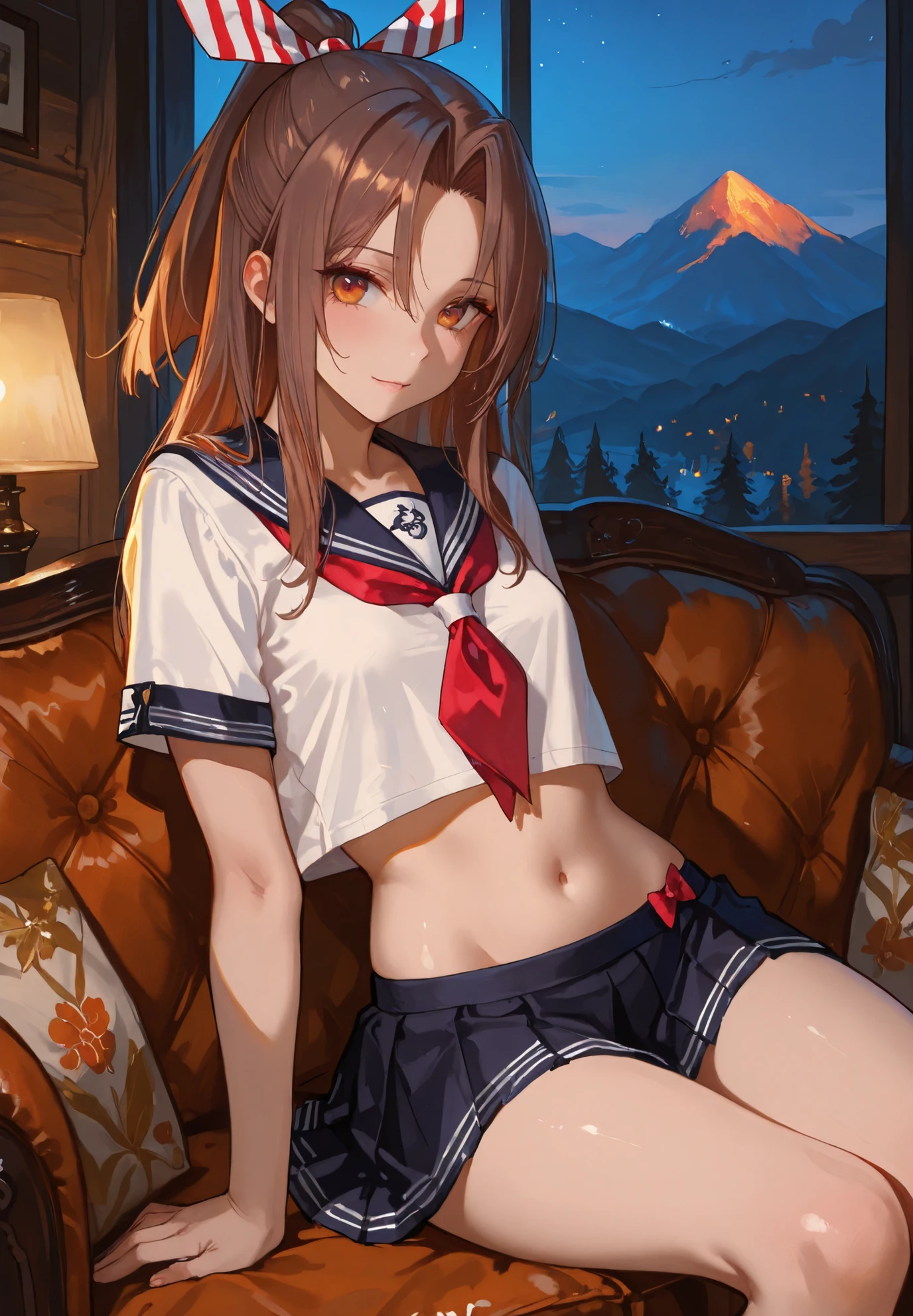 raphtalia, animal ears, brown hair, long hair, raccoon ears, raccoon girl, raccoon tail, (red eyes:1.5), tail, beautiful, (best quality, masterpiece, super detailed: 1.5), perfect lighting, shiny, hires, nature, cobblestone, steam, blue sky, in the distance, whole body, 1girl, raphtalia, black eyeliner, raphtalia, hot, sexy, nsfw, showing her pussy, perfect pussy, no panties, lustful, blush, sweat, medium boobs, wide hips, full body, perfect body, perfect pussy, bald pussy, legs spread, viewer look, erotica.