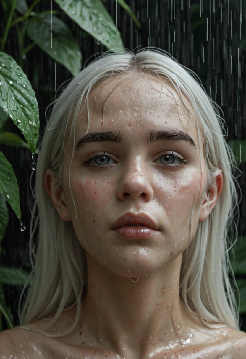 photo portrait of a beautiful young blonde girl in a rainy forest, short hairs, focus on the face, beautiful detailed blue eyes, wearing a light white dress, wet
<lora:sarah_tlou_sdxl_v1-000085:0.8>