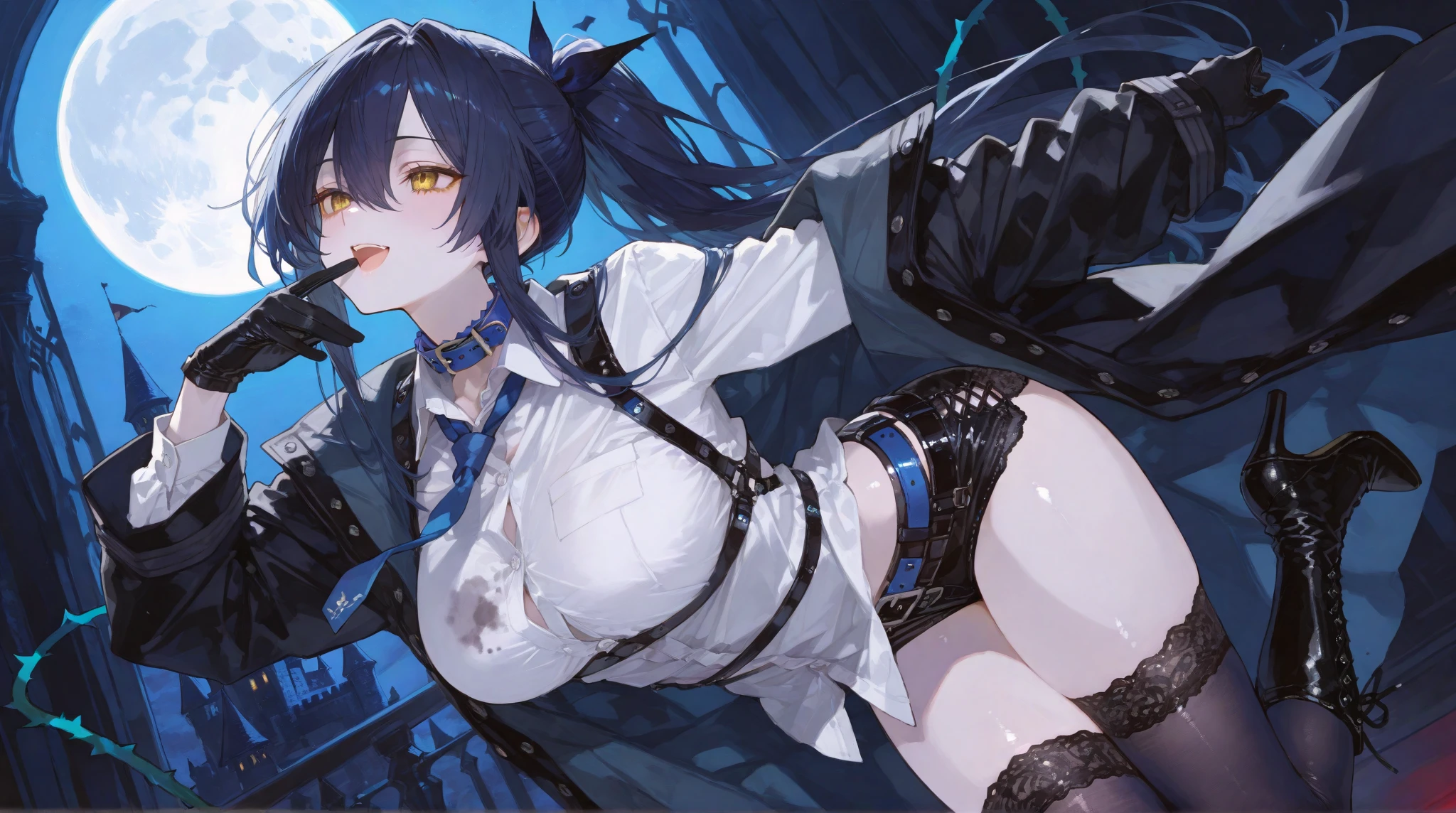 ((Highest quality)), ((masterpiece)), ((detailed)),(Browsing Caution){{nsfw}} ((delicate)) (girl)Wet and see-through　Hot and glowing skin  (Sujiman) Arknights　(Rape to girl)  Dirty place rape of tentacle creature (Arcade)  Constraints　imprisonment　Iron bars　handcuffs