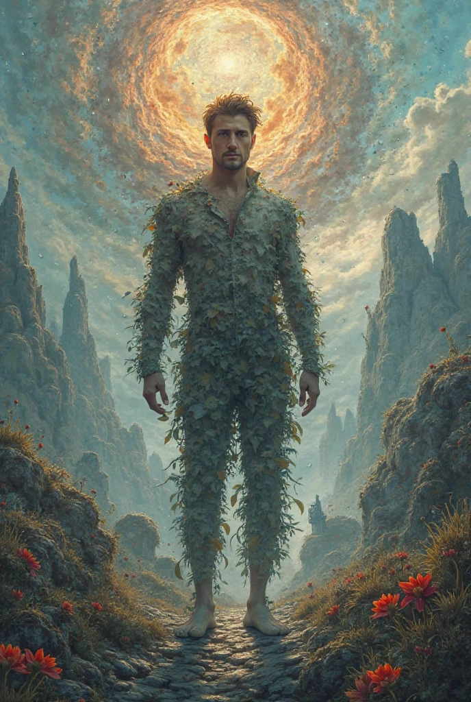 lock and key shown in human body, spiritual representation
