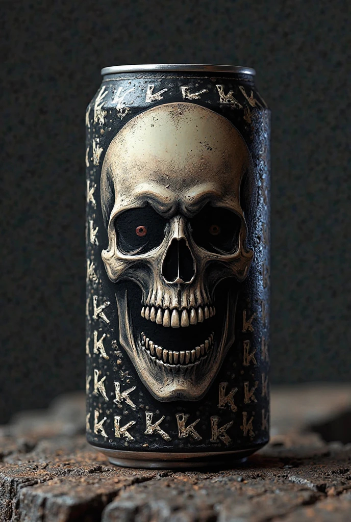 imposing masterpiece lata de monster perspective image ((seen from below)), 8k Very detailed, Exaggeratedly pronounced packaging details in a high-gloss plastic wrap., masterpiece, inside a human skull in agony, cinematic effect, The entire skull is contained in the can and a large acid melts the can and makes the plastic visible.. ,many bubbles inside the container strong blur effects,ultra realistic,ultra detailed,dramatic lighting,4k hd phone wallpaper,green light reflection colors,hd phone wallpaper,amazing detail digital art