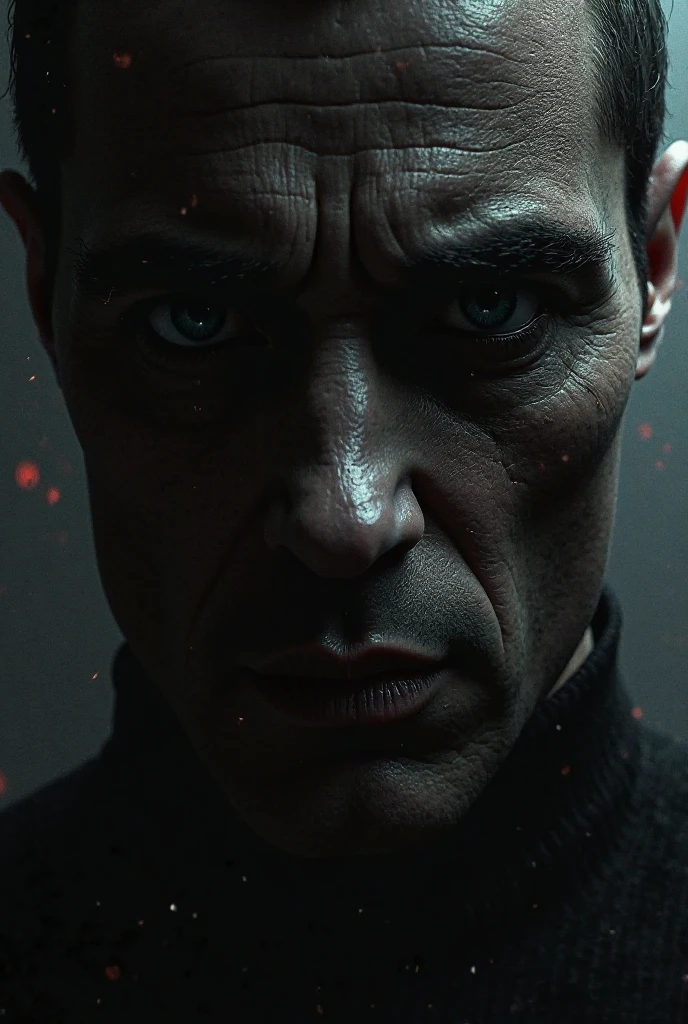 (ohwx) a young demon in a dark room with a creepy look on his face, close up, front view, close up, horror movie style, photography, natural light, photorealism, cinematic rendering, ray tracing, the highest quality, the highest detail, Cinematic, Third-Person View, Blur Effect, Long Exposure, 8K, Ultra-HD, Natural Lighting, Moody Lighting, Cinematic Lighting, remix