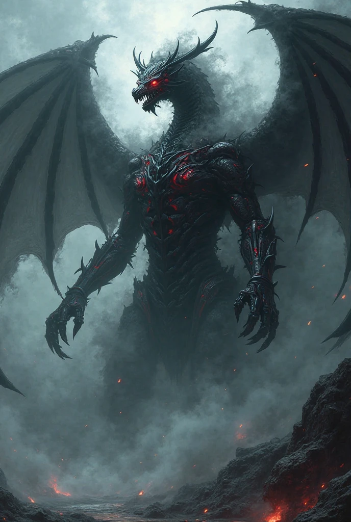 dark art Apocalyptic Creation dragon sombre