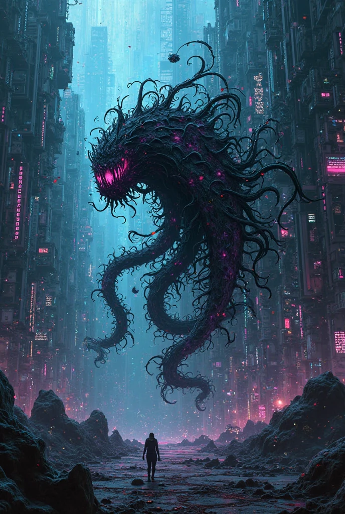 Dimensional geometry , fractal dark, future, scifi, futuristic, fractal manifesto, digital forest, dimension, trees, futuristic, mechanics, psychedelic, super, cyber, ultrarealistic, ultra detailed, super quality, 8k, Fractal, dark, psychedelic, ultra futuristic, Absurdis, Realism, Surrealism, Lovecraft, Black Tech, Survival, Action, Adventure, Retro Punk, Atompunk, Clock Punk, Biopunk, Supernatural, Utopian, Dystopian, Thriller, ultra punk, ultra quality, absurd