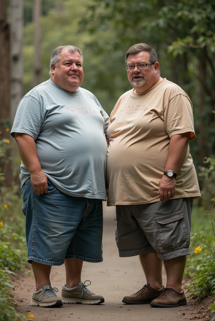 Chubby boy white in colour with another chubby boy