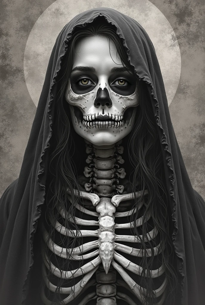 Horror elements, coffins, dark styles, skeletons, blood, dark forest