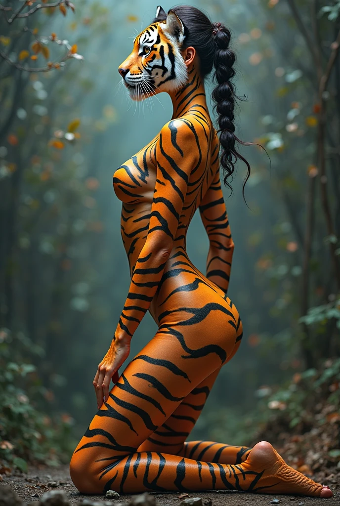 Beautiful Alluring african Female zebra Hybrid, striped Bare Skin, Athletic Well Toned Body, Elegant Form, At A Tropical Jungle, Barely Clothed, zebra Stripes, Beautiful Face, striped mohawk hair, Jungle Theme, Wild Theme, Fiverr Dnd Character, Octane Render, Digital Art, Extreme Detail, 4k, Ultra Hd, Polished, Beautiful, Hyperdetailed, Intricate, Elaborate, Meticulous, Photorealistic, Sharp Focus, Wlop, Character Design, Unreal Engine, 3d Rendered, Volumetric Lighting, Reflections, Glossy, Digital Illustration, Sensual Pose, Suggestive Pose, Lewd, Full Body Shot, naked, vissible nipples, puffy vagina, anatomically correct 💖❤💕💋❣