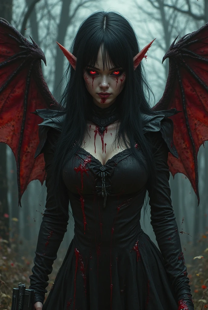 Torn dress, ruined makeup, angry demoness, evil spirits