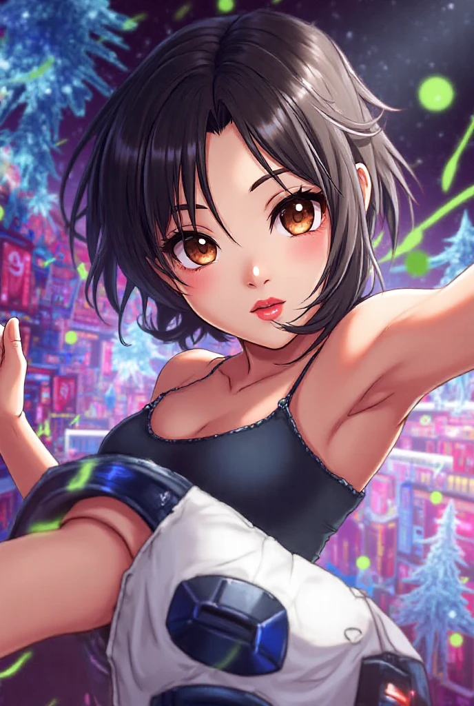 beautiful 1child gymnast leotard, extremely detailed face and eyes, long eyelashes, dynamic pose, colorful leotard, soft lighting, vibrant colors, cinematic lighting, 16k , 