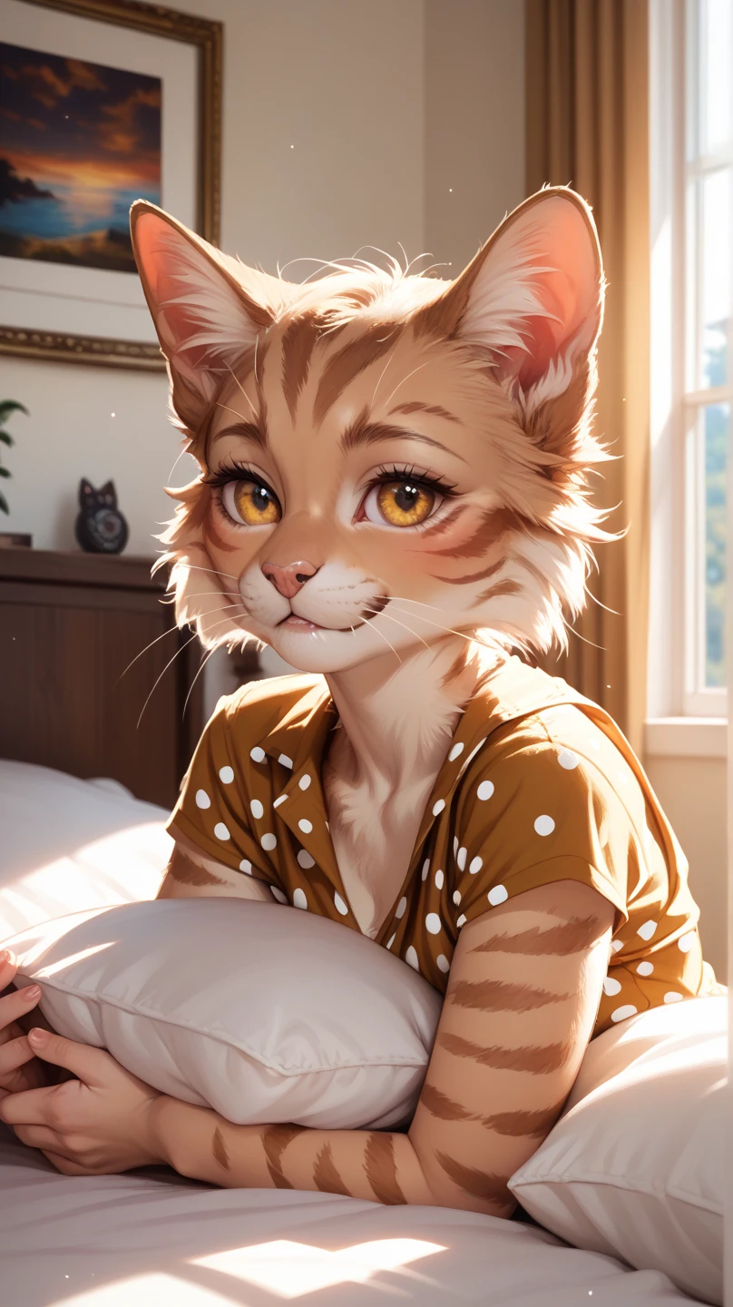 Lovely,Cat,furry,White T-shirt