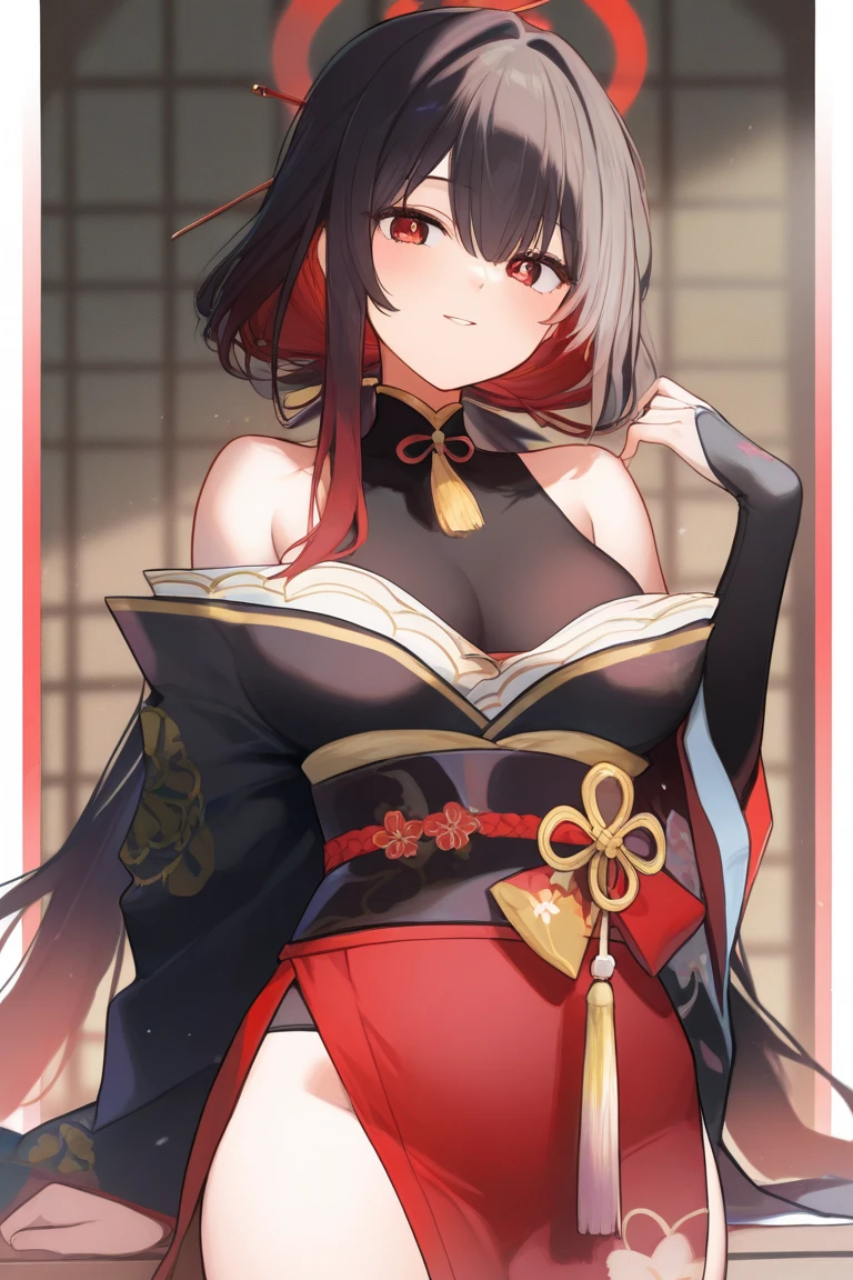 anime - style image of a woman sitting on a bed, extremely detailed artgerm, anime goddess, seductive anime girl, onmyoji portrait, onmyoji, onmyoji detailed art, [ 4 k digital art ]!!, beautiful alluring anime woman, detailed digital anime art, japanese goddess