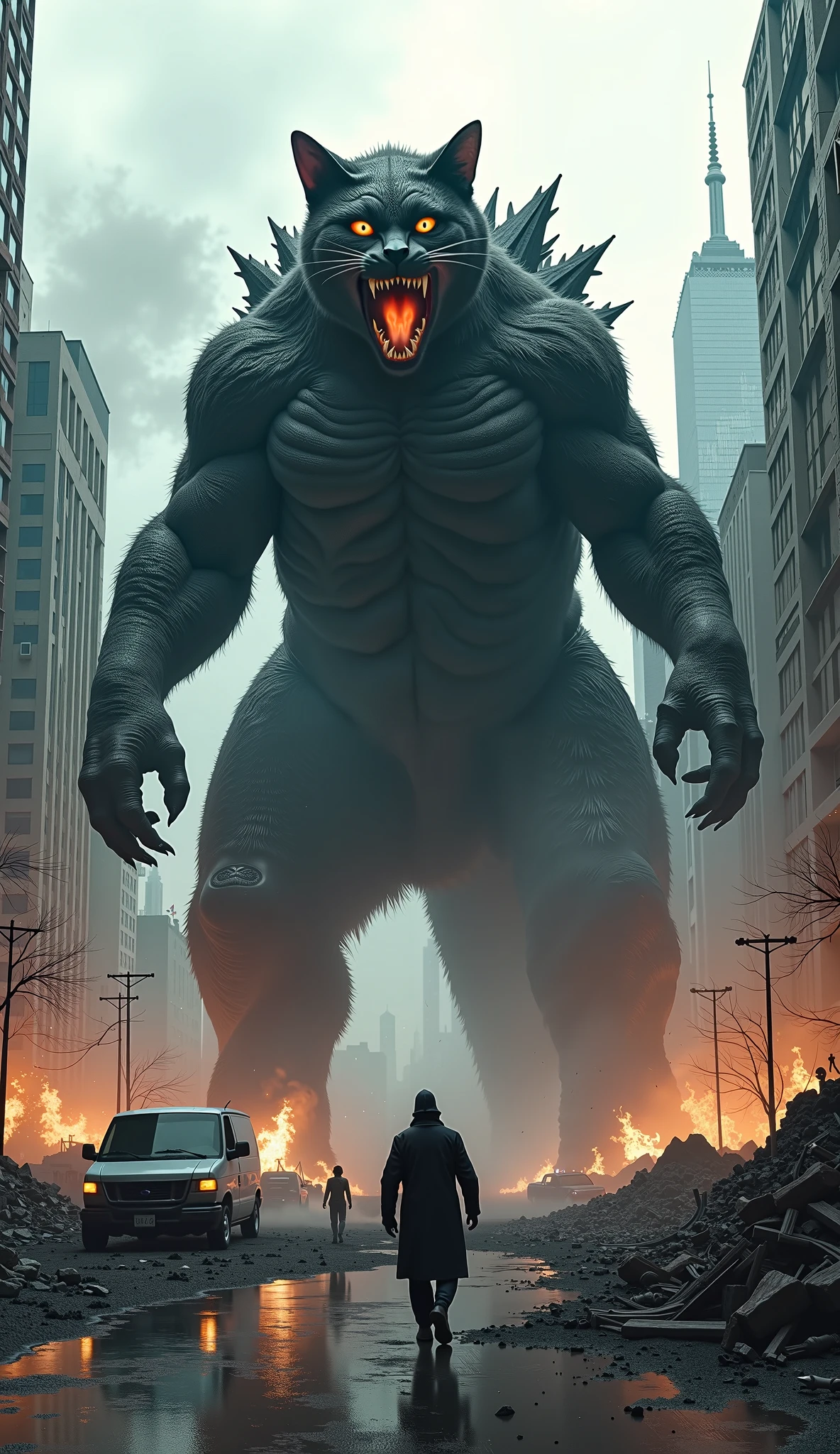 A half gorilla gojira