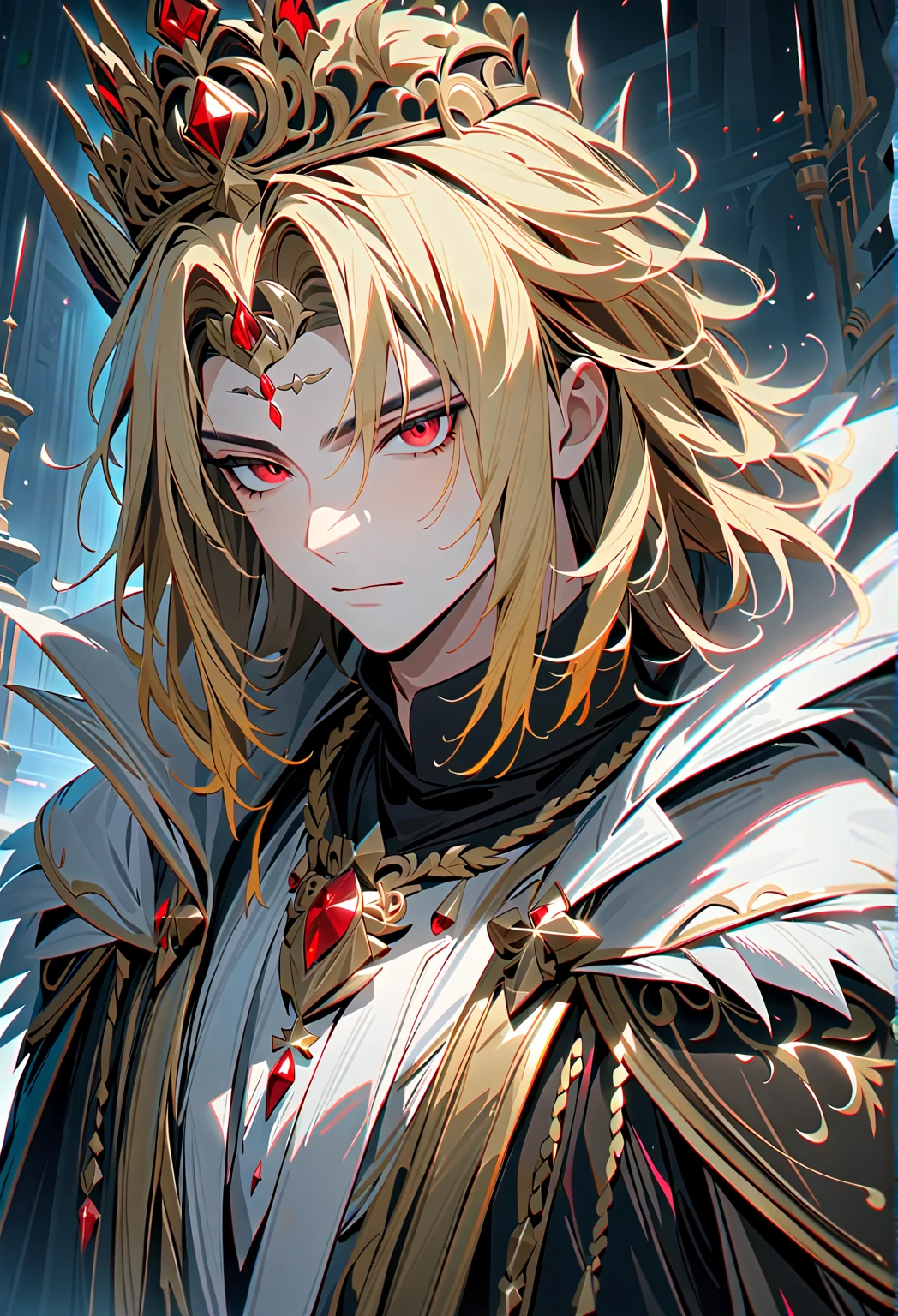 A man wearing (red armor), DragoonArmor1, (dragon wings), (symmetrical wings), epic, fantasy, rpg, solo focus, (detailed face, blue eyes), headband, flying in the air, cloudy background, short hair, blonde, spiky hair, <lora:DragoonArmor1:0.7> vibrant, bright colors, vivid, lucid, holding a sword,