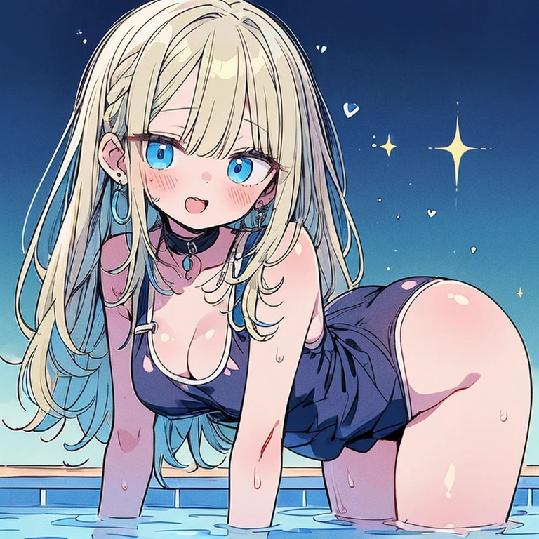 ((masterpiece)), ((high quality)), ((Very detailed)), ((High resolution)) ,((8k)), Beautiful woman, ((She is one of the most famous female gravure idols in the world..)), Unparalleled beauty, ((Big Ass)), Narrow waist, Ultra detailed face, Perfect Skin, (((Blonde Straight Hair))), blue eyes, Detailed eyes, (((anime))), , ((Incredibly beautiful woman)), ((C cup bust)), ((((School swimsuit designated by the school)))), ((Beautiful breasts)), Beautiful feet, 6th class large, anime, The most beautiful、Strongest, ((charm)), ((British Beauty)), ((Adult face)), ((Okinawa's ocean, sunny, Swim gracefully in the sea, Wet)), ((Fascinating)), Sensual,