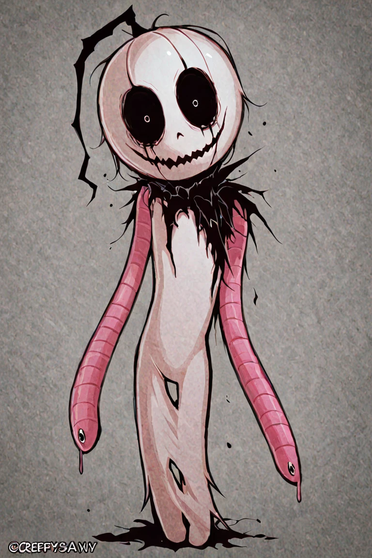 Wretch in tentacle nightmare fuel art style