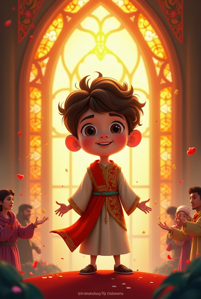 Royal child praying
