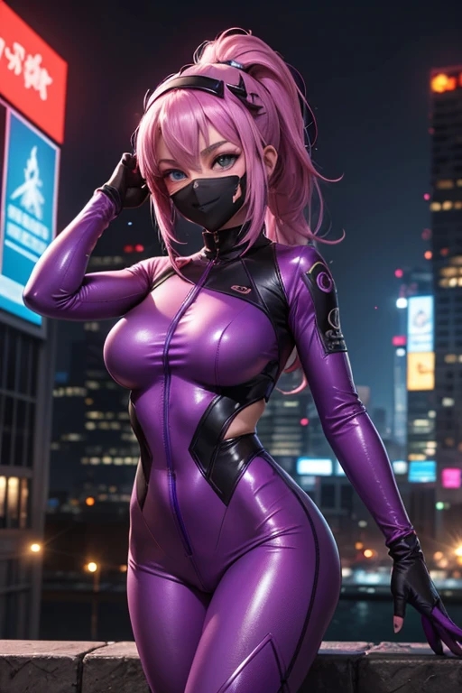 imagen cuerpo completo, cuerpo entero, gran trasero y grandes senos, muy detallado cg, Textura detallada, hiperrealista, Stick as closely as possible to the image, 8 k resolution, 32k resolution, cinematic lighting, ((sthe highest qualit)), mirada penetrante, ojos maquillados, ojos hermosos, WMASK, mask on the face