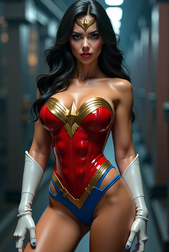 Gal Gadot, 3, small breast, view of camera, naughty face, open mouth, dildo in her ass, dildo in her anus, ((black background))、最high quality, masterpiece, High resolution, 1 girl, black wedding dress, ((hair ornaments)), ((necklace, jewelry)), beautiful face,On top of that_body, broken top wonder woman costume, no skirt, Tyndall effect, realistic, rim lighting, two-tone lighting, (high definition skin:1.2), 8k UHD, Digital single-lens reflex camera, soft lighting, high quality, volume lighting, Frank, photograph, High resolution, 4k, 8k, Bokeh、masterpiece, 最high quality, high quality, High resolution、(((black background)))、 your point of view、 show nipples, show vagina, squirt vagina, wet body.