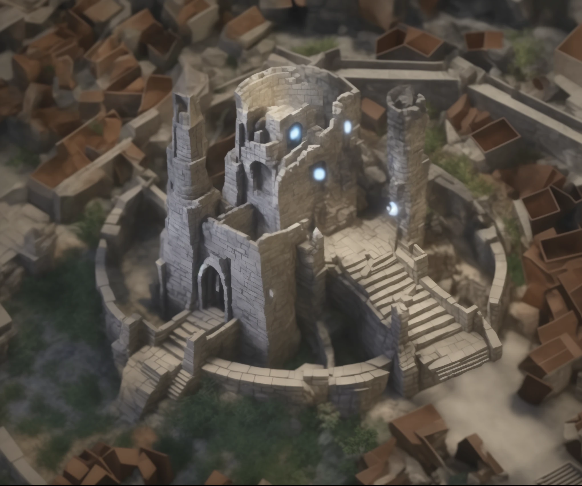 ((best quality)),(( masterpiece)),3D,HD 8K,overtake现实,((SLG Gaming))((( Game of Thrones ,Scene architecture,Inner city architecture))),(surrounded by stones,The fence is a broken brick wall),(((Primitive tribe))),(overtake真实照片:1.3),( masterpiece,:1.4),best quality,high quality,overtake,(( )),((Animal puid lamp:1.05),(Light details:1.1),Light details),overtake高清, 8K,参数best quality, masterpiece,分辨率overtake高分辨率,(Reality 2.0),More details,Studio Lighting