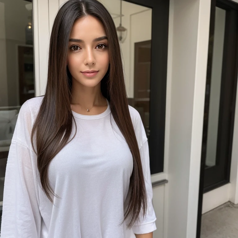 (the most beautiful woman in the world) straight hair