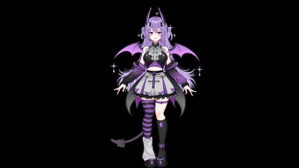 3dmm style,(masterpiece, best quality:1.4), midnight, cool, vivid, mesmerizing, 1girl, dress, dog ears, moon, robot wing