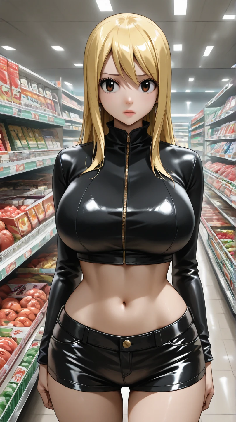 girl, solo, full body, from head to toe, standing, (Huge_Breasts:1.3), beautiful body, perfect body, nice body,
mahiru shiina, bangs, blonde hair, brown hair, (yellow eyes:1.3),
long hair, shirt, sidelocks, pants, hair bun, single hair bun, yellow shirt, green pants, Cleavage
