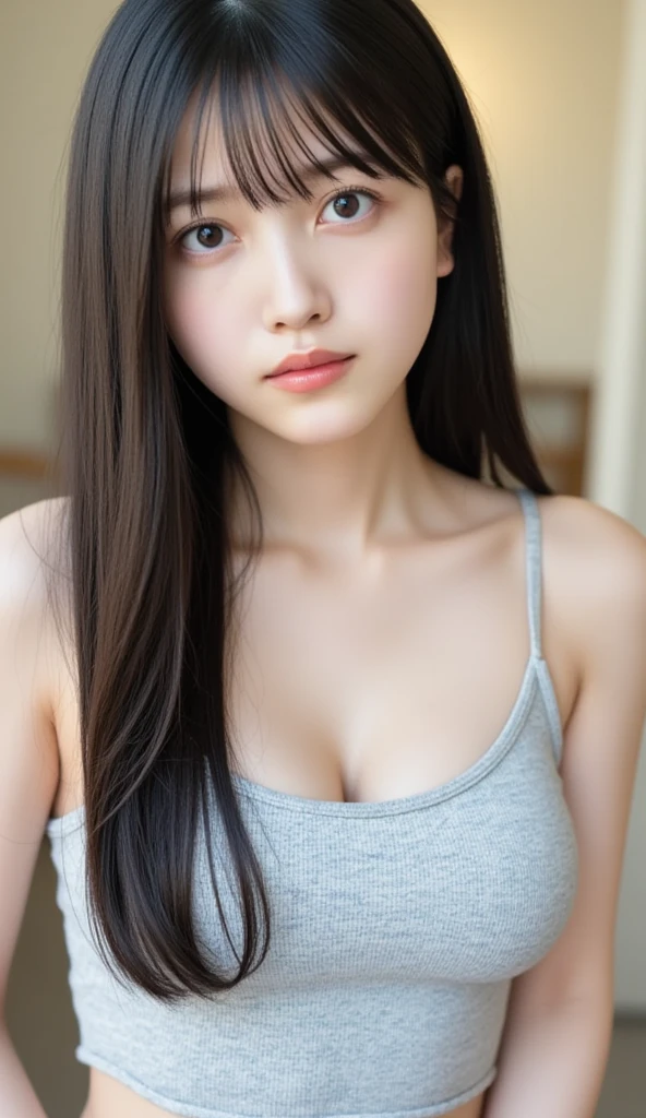 (masterpiece), best quality, expressive eyes, perfect face,cleavage between breasts,cute face,beautiful face,double eyelid,mole,mysterious,high quality,photorealistic,japanese,beautiful woman,gravure,fashionable