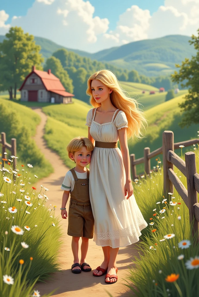 Dorothy was a little girl with blonde hair and blue eyes. She had a cute, smiling face that rarely got angry, and she laughed often, whenever she spoke, and whenever she didn't speak. Dorothy wore simple but clean clothes: a blue shirt with short sleeves, a blue skirt and a white apron. sHe wore a straw hat with blue ribbons around it. Dorothy Gale is a fictional character in the children's novel "The Wonderful Wizard of Oz", written by L. Frank Baum and published in 1900. Dorothy is a young girl who lives with her uncles on a farm in Kansas, USA. In the book, Dorothy is taken to the fantastic land of Oz by a cyclone that lifts her home. Once there, she embarks on a journey to search for the great and powerful Wizard of Oz, in the hope that he will help her return home. On her way, she befriends various characters, such as the Scarecrow, the Tin Man and the Cowardly Lion, and together they face adventures and challenges to reach the Emerald City, where the Wizard resides. --auto --s2