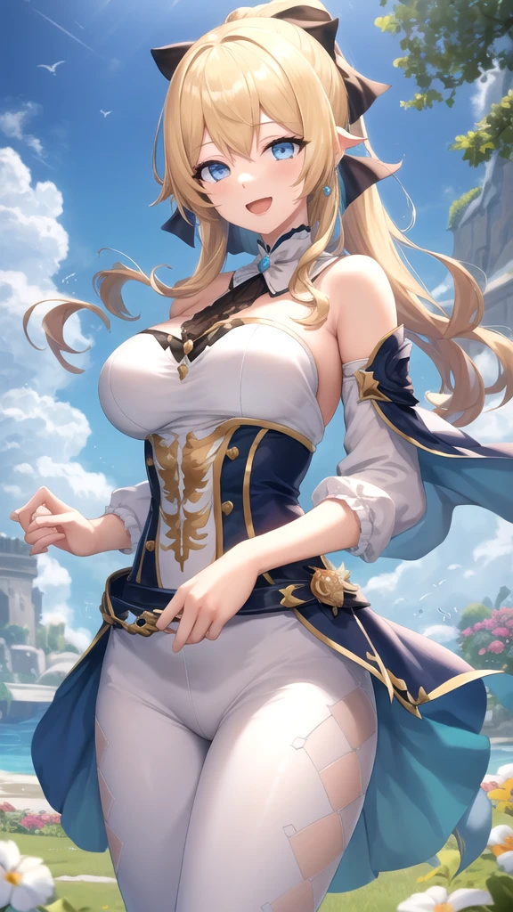 masterpiece, best quality, beautiful art, high resolution, well formed hands, body and fingers, 1 woman, solo, Jean Gunnhildr , wearing a wonder woman outfit , tiara , long hair,, adult, big breasted, cleavage, full body, sexy and skimpy outfit , gorgeous legs and thighs , dancing seductively and erotically, turning backwards and forwards, showing her back and front, showing her butt, bikini thong, smiling joyfully, looking at the viewer, flirting, beach environment