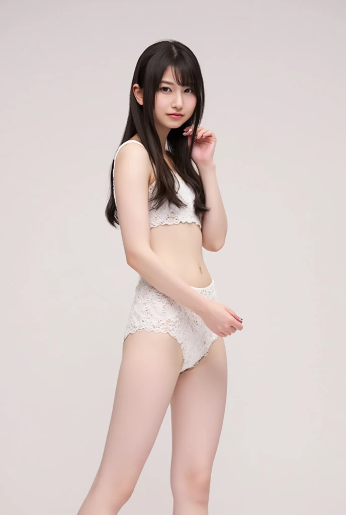 Japanese female, (underweight), (flat chest best quality:1.5), 30 years old, (cheerful grin:1.3),
sitting,(pubic hair transparent pantyhose:1.1),